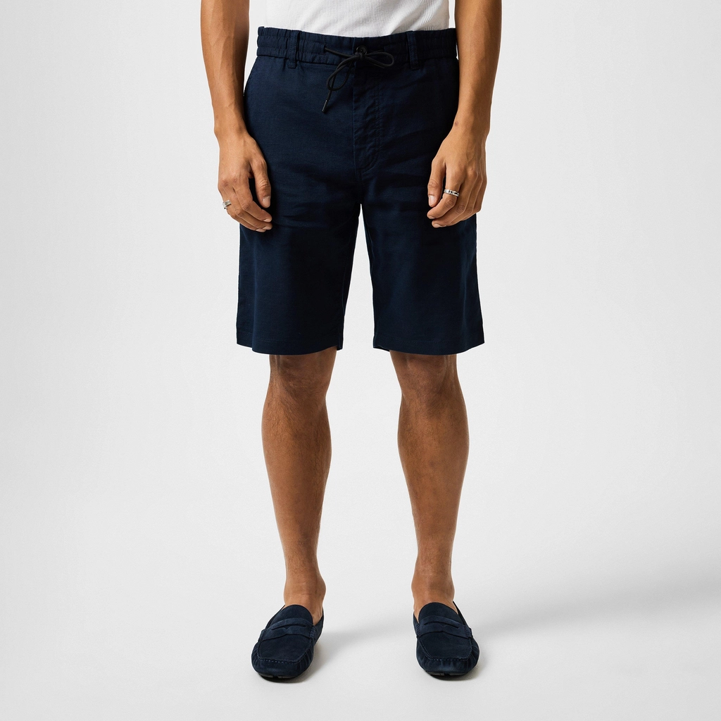 Hugo Boss Tapered Chino Shorts - Dark Blue 404